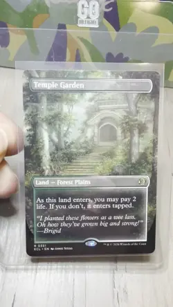 Temple Garden (Borderless) Lorwyn Eclipsed Regular MTG Magic The Gathering NM - Image 2
