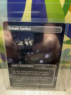 Temple Garden (Borderless) Lorwyn Eclipsed Regular MTG Magic The Gathering NM - Image 3