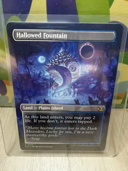 Hallowed Fountain (Borderless) Lorwyn Eclipsed Regular MTG Magic The Gathering - Image 3