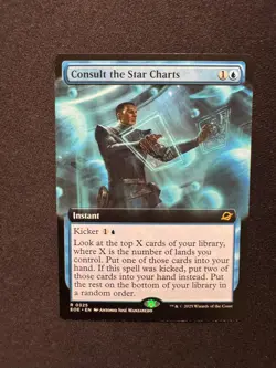 CONSULT THE STAR CHARTS (EXTENDED ART) - Magic: The Gathering - NM/M - Image 1