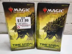 Magic The Gathering Time Spiral Remastered 3 Booster Draft Pack X2 - Image 1