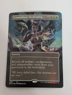 MTG 1x FOIL Triumphant Reckoning # 1005 Secret Lair Drop Magic Gathering x1 NM - Image 1