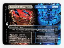 Restricted Office / Lecture Hall (Borderless) - MTG: Duskmourn ⚪⚪💧💧 - Image 3