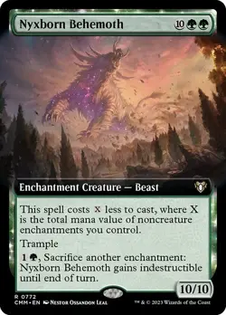 Nyxborn Behemoth-Commander Masters-Extended Art-Regular-772-NM - Image 1