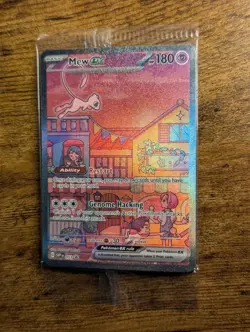 Pokemon 151 UPC 🌆 Mew Ex 053 Black Star Promo 🧬 UPC Mew Ex Sealed Promo ✨ #053 - Image 2