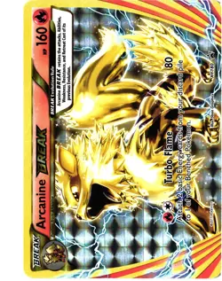XY Black Star Promos Arcanine BREAK XY180 Promo Pokemon NM/M - Image 1