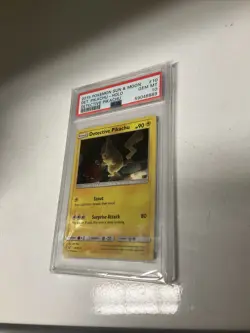 2019 Pokemon Sun & Moon 10/18 Detective Pikachu Holo PSA 10 GEM MINT - Image 2