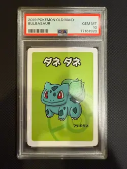 2019 POKEMON OLD MAID BULBASAUR PSA 10 - Image 1