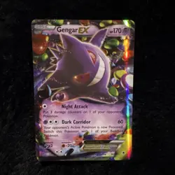Pokemon Gengar EX Ultra Rare Holo XY Phantom Forces 34/119 2014 170 HP - Image 2