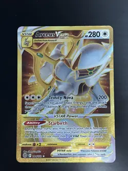 Arceus VSTAR Secret Rare Pokemon Brilliant Stars 184/172 NM - Image 1