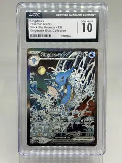 2024 Pokemon SV Black Star Promo Illustration Collection Kingdra ex #131 CGC 10 - Image 1
