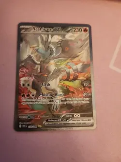 Pokemon Reshiram Ex 166/086 Special Illustration Rare (White Flare) N/M - Image 1