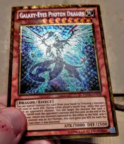 Yu-Gi-Oh! Ultimate Rare Style Galaxy-Eyes Photon Dragon - Image 1