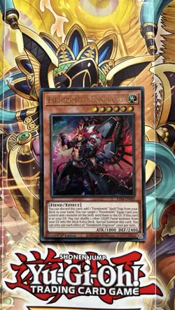 RA04-EN049 Fiendsmith Engraver Ultra Rare 1st Edition YuGiOh Card - Image 1