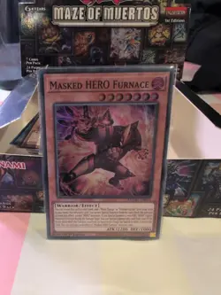Masked HERO Furnace MZMU-EN015 Super Rare NM Yugioh - Image 1