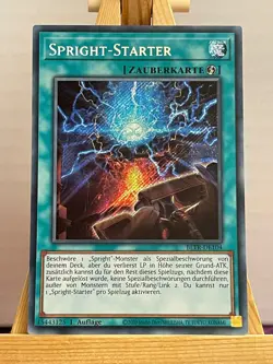 Spright-Starter BLTR-DE104 Secret Rare Deutsch NM YUGIOH - Image 1
