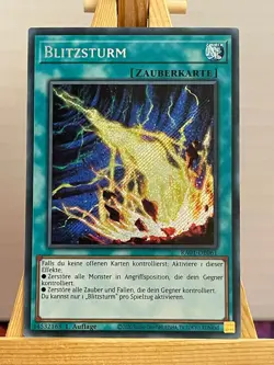 Blitzsturm RA01-DE061 Secret Rare Deutsch NM YUGIOH - Image 1