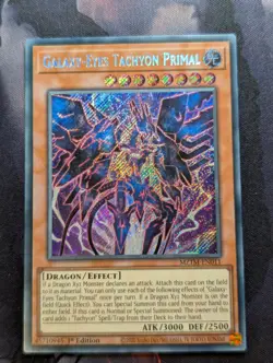 Yu-Gi-Oh! TCG Galaxy-Eyes Tachyon Primal MZTM-EN011 Secret Rare NM - Image 1