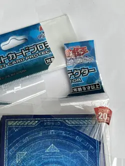 Yugioh Sleeves 20th Anniversary Blue Card Version 3 55pcs - Image 4