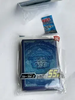 Yugioh Sleeves 20th Anniversary Blue Card Version 3 55pcs - Image 5