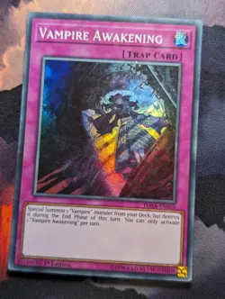 Yugioh Card - Vampire Awakening - DASA EN010- Super Rare - LP - Image 1