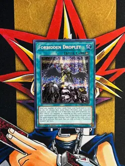 MP22-EN254 Forbidden Droplet Secret Rare 1st Edition NM Yugioh Card - Image 1