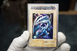 Yugioh BANDAI No.9 Blue Eyes White Dragon MP04 Vintage 1998-1999 LP-MP - Image 2