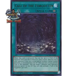 Yugioh! 1x Call of the Forgotten MZMU-EN007 Ultra Rare 1st Ed NM - Image 1