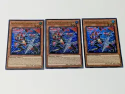 3x Knight Armed Dragon, the Armored Knight Dragon UR Yugioh! Mega Tins 2025 - Image 1