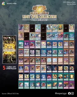 Yugioh limit over collection secret Rare Complete Set Japanese - Image 1