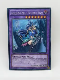 Yugioh Dark Magician Girl the Dragon Knight ITALIAN DRLG-EN004 IT004 Secret 1st - Image 1