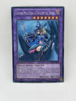 Yugioh Dark Magician Girl the Dragon Knight ITALIAN DRLG-EN004 IT004 Secret 1st - Image 2
