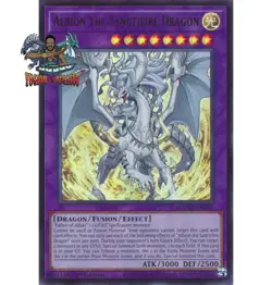 Yugioh! 1x Albion the Sanctifire Dragon MZMU-EN101 Ultra Rare 1st Ed NM - Image 1