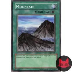Yugioh Mountain SDJ-037 Common NM - Image 1