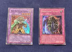 Konami Yu-Gi-Oh! Dark Balter the Terrible & Nightmare Wheel LOD PGD Card Lot (2) - Image 1
