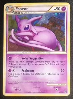 Pokemon Espeon Call of Legends Holo Rare Card 4/95 - Image 1