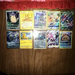 Pokemon Card Lot 3 10 Card Lot Hold,rare, Full Art Cards - Image 1