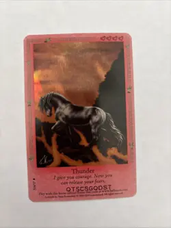RARE Bella Sara Ancient Lights Foil Card Thunder S14/17 - Image 1