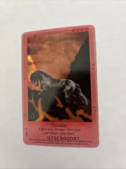 RARE Bella Sara Ancient Lights Foil Card Thunder S14/17 - Image 3