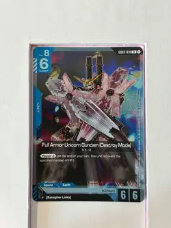 [Promo] GD03-010 Full Armor Unicorn Gundam (Destroy Mode) TCG Card Game - Image 1