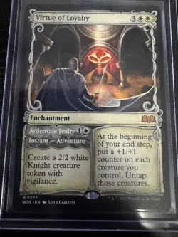 Wilds of Eldraine #277 Virtue of Loyalty (Showcase) - Image 1