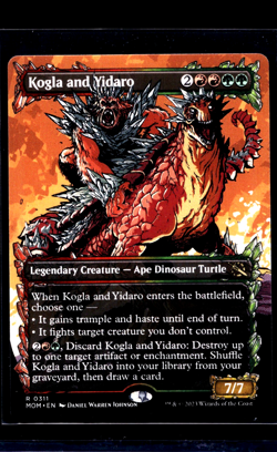 MTG Magic The Gathering MOM March of the Machine Borderless 311 Kogla and Yidaro - Image 1
