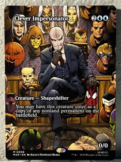 Clever Impersonator (Borderless) M Marvel Eternal-Legal 8 NM Normal - Image 1