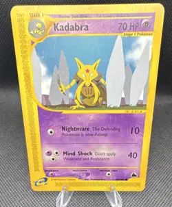 Pokemon Kadabra Skyridge 69/144 Stage 1 70 HP Regular Common English 2003 - Image 1