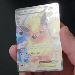 Pokemon Flareon EX Full Art Ultra Rare Holo Generations RC28-32 170HP LP-NM - Image 4