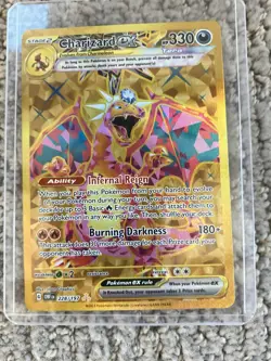 Pokemon Charizard ex Tera Holo EX 228/197 330HP Dragon OBF Card Pokemon TCG - Image 1