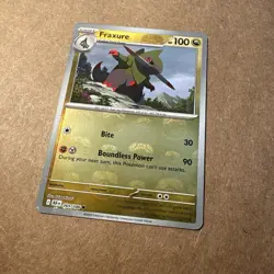 Pokemon TCG Fraxure - Master Ball 069/086 - Reverse Holo - Black Bolt - Image 2