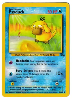 Psyduck - 53/62 - Fossil - Pokemon TCG - Image 1