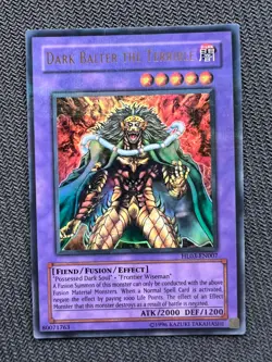 Yugioh Dark Balter the Terrible Unlimited Edition Parallel Rare HL03-EN007 LP/NM - Image 1