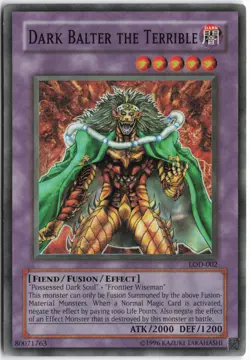 Yugioh - Dark Balter the Terrible LOD-002 Unlimited - Legacy of Darkness - Image 1